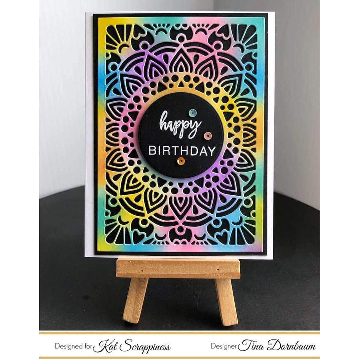 Medallion Coverplate Die by Kat Scrappiness - Kat Scrappiness