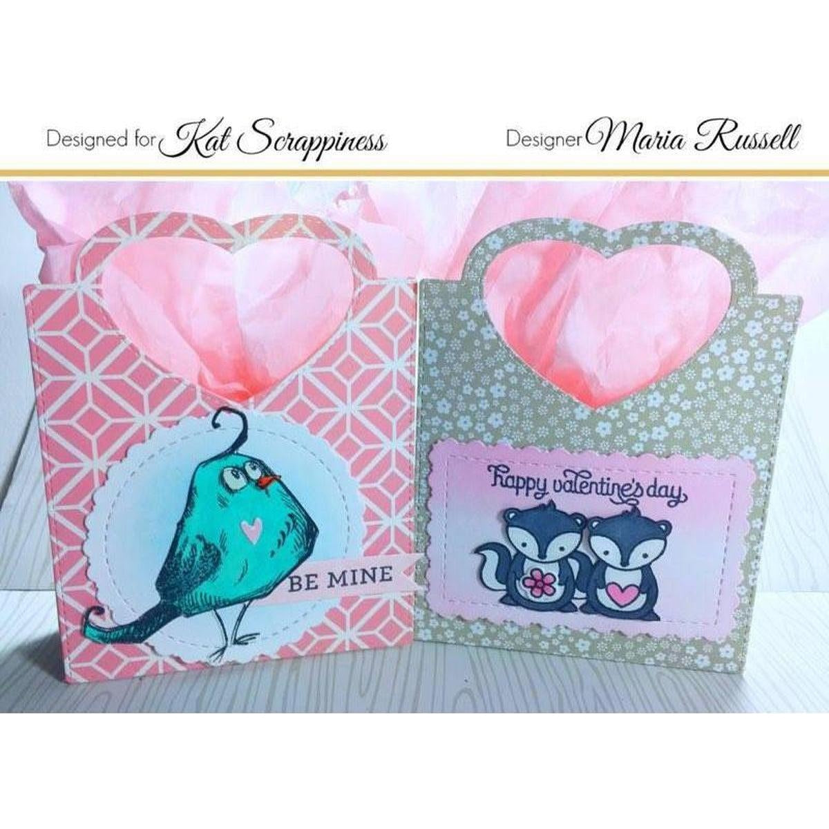 Stitched Heart Tags Dies by Kat Scrappiness - Kat Scrappiness