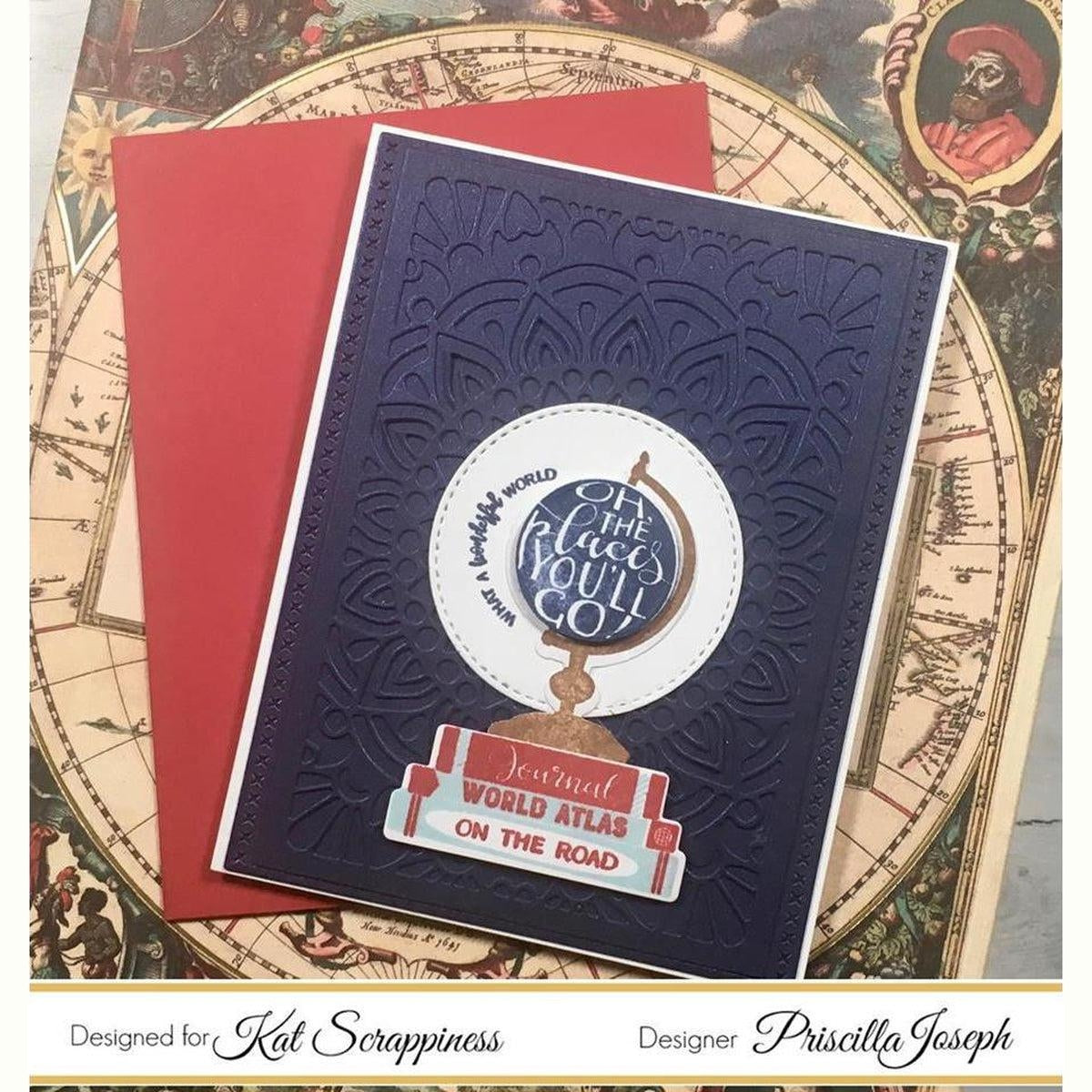 Medallion Coverplate Die by Kat Scrappiness - Kat Scrappiness