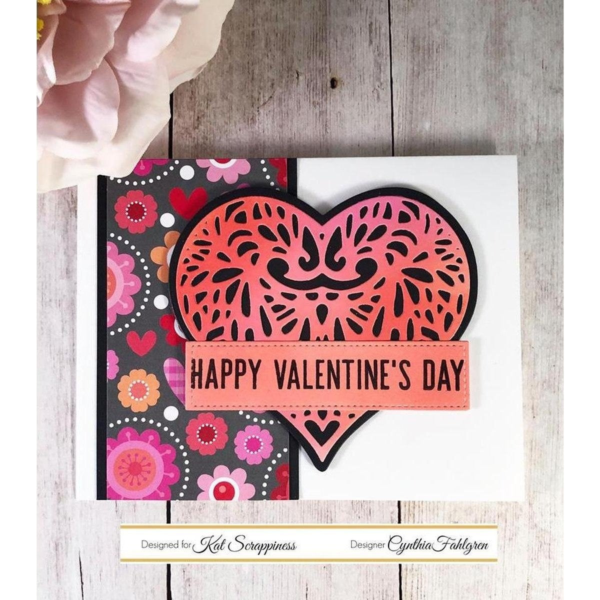 Lacy Layered Heart Dies by Kat Scrappiness - Kat Scrappiness