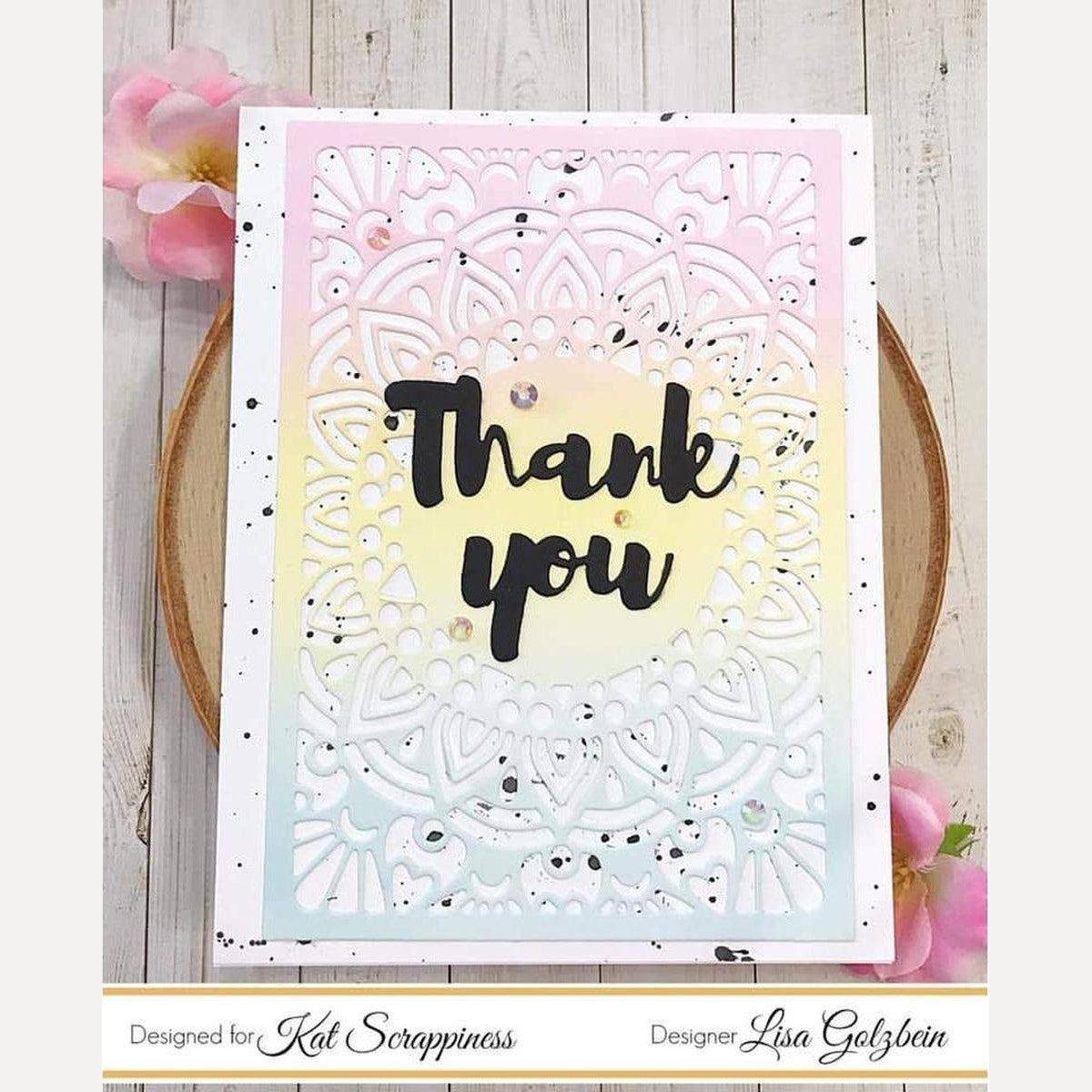 Medallion Coverplate Die by Kat Scrappiness - Kat Scrappiness