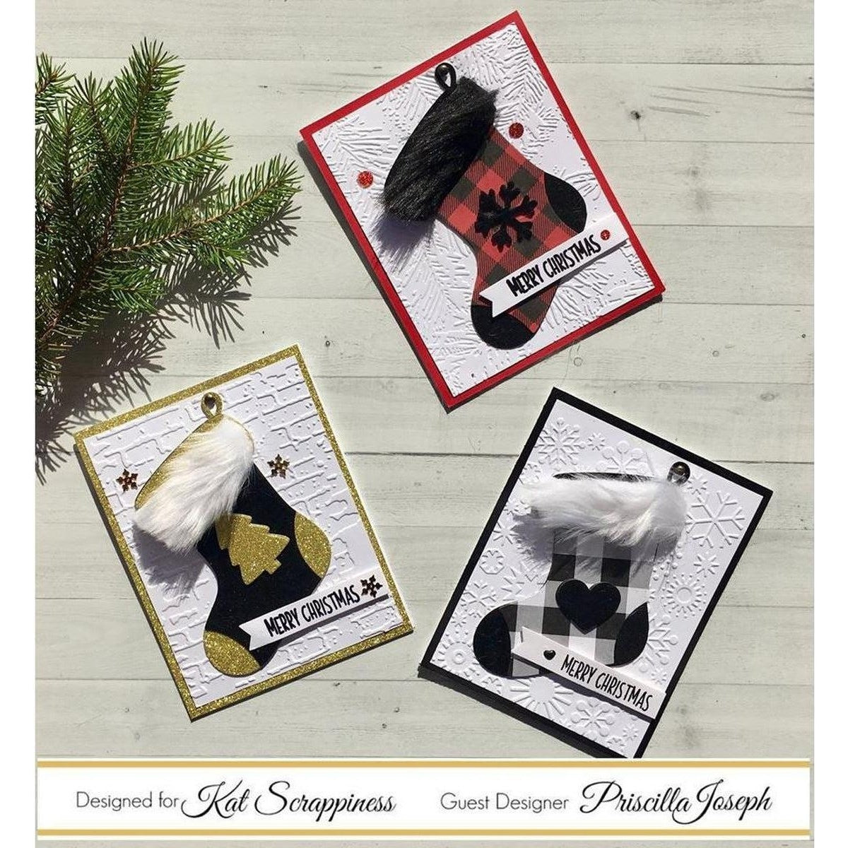 Build a Stocking (Christmas) Dies by Kat Scrappiness - Kat Scrappiness