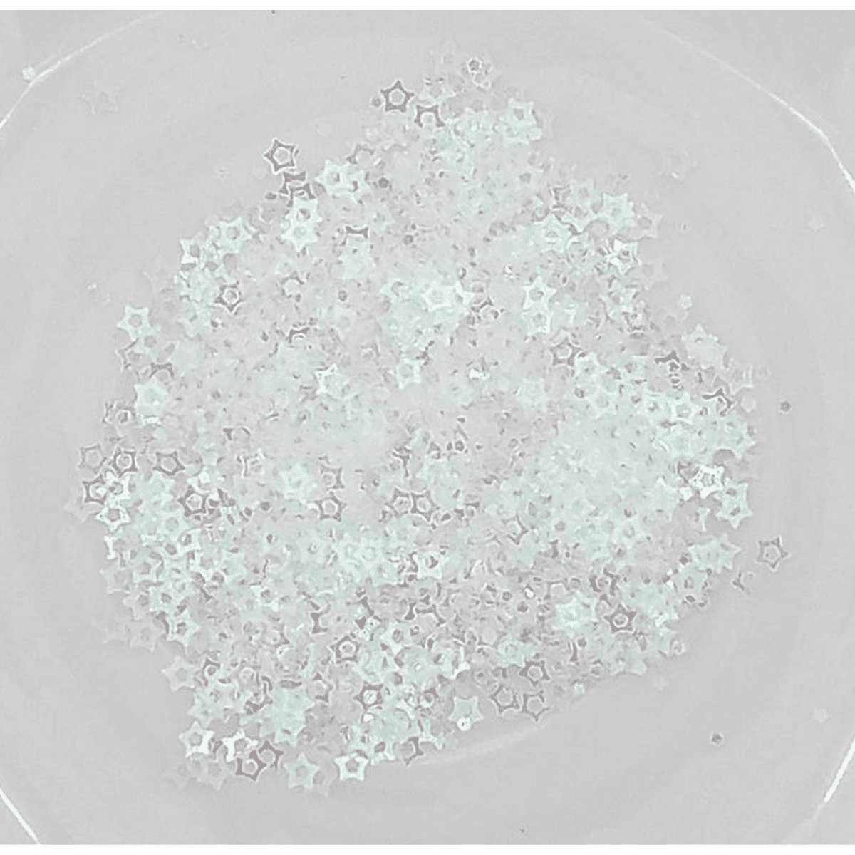 Clear AB Hollow Star Confetti Mix - Kat Scrappiness