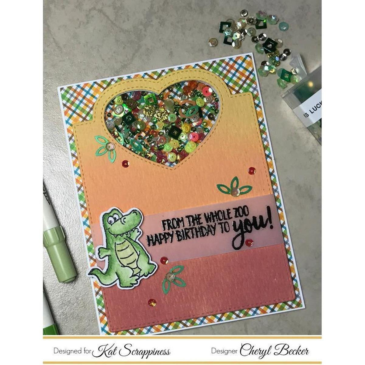 Stitched Heart Tags Dies by Kat Scrappiness - Kat Scrappiness