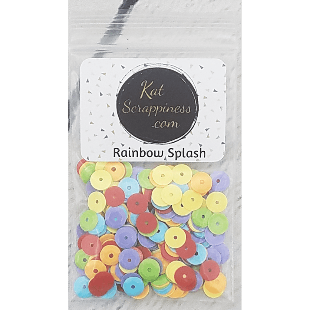 Rainbow Splash Sequin Mix - Kat Scrappiness