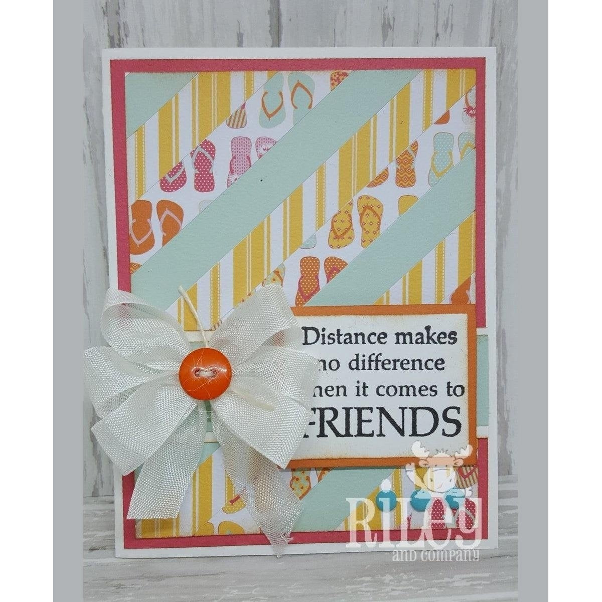 Distance Makes No Difference Cling Stamp by Riley & Co - Kat Scrappiness