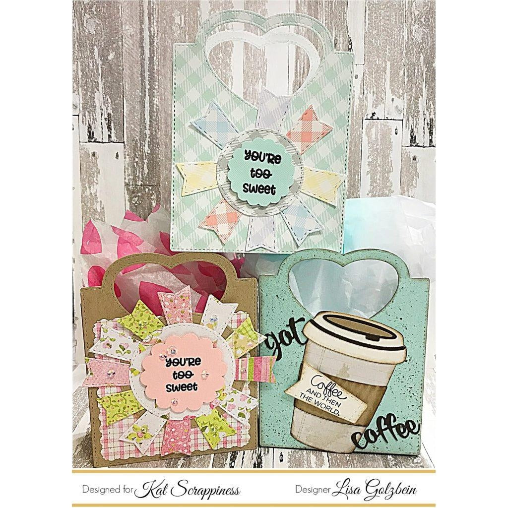 Stitched Heart Tags Dies by Kat Scrappiness - Kat Scrappiness