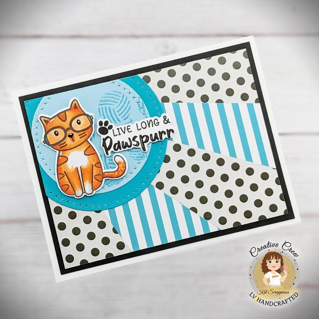 Pawsome Cats Sentiments Stamp Set