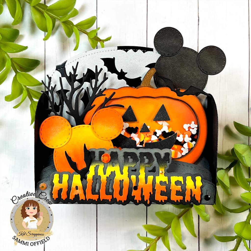 Jack-o'-lantern/Pumpkin Shaker Dies