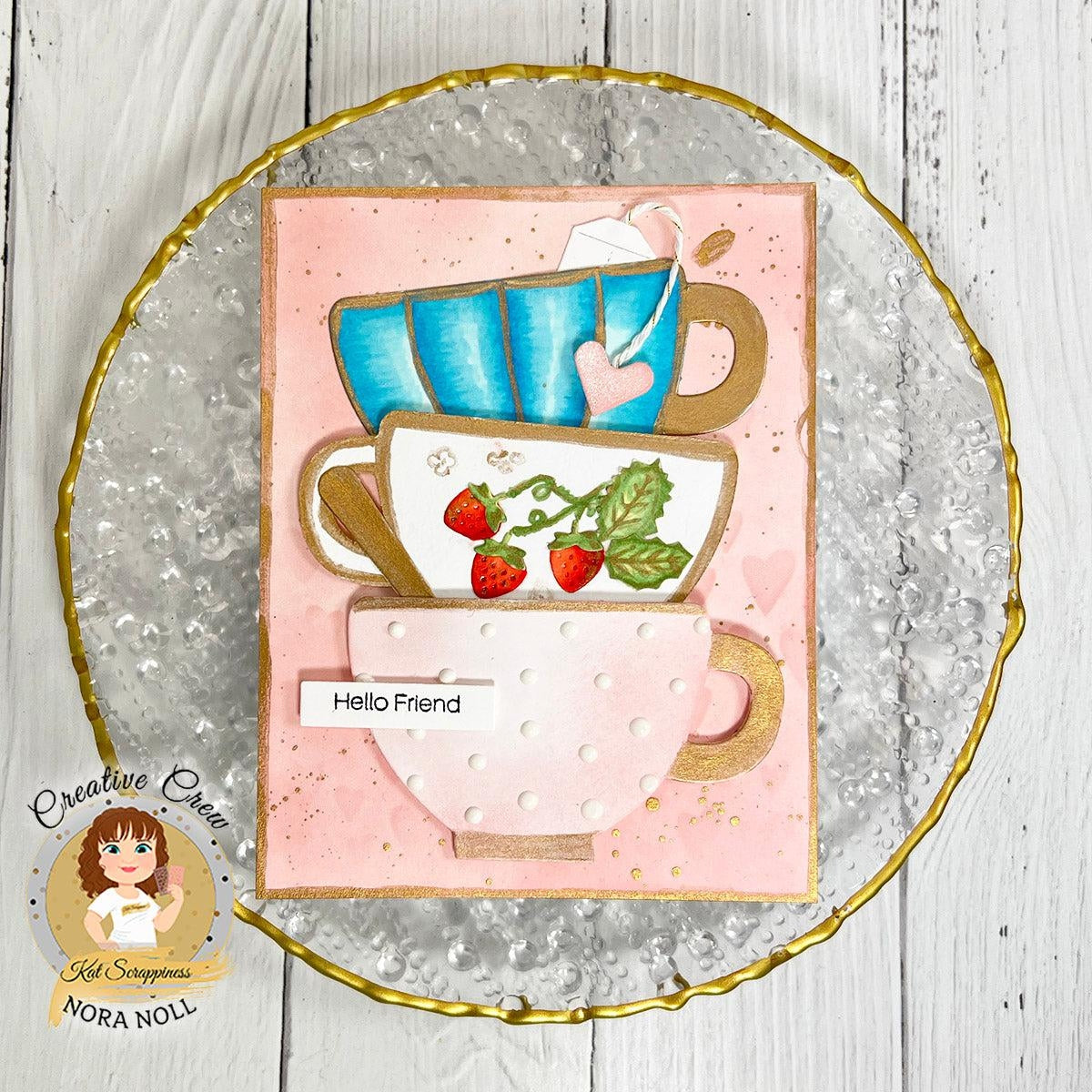Cuppa Love Shaker Card Craft Dies