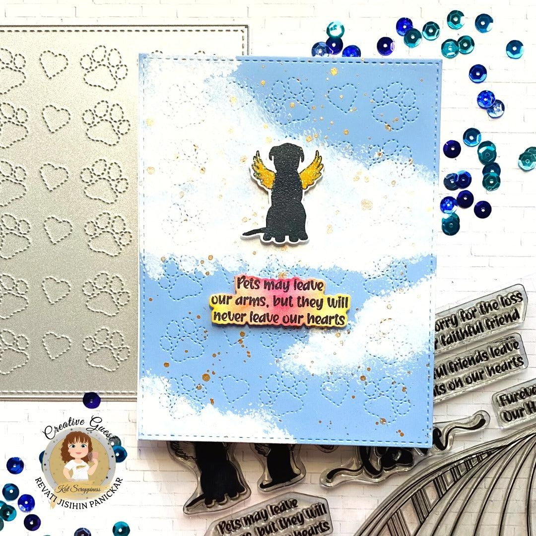 Pawsome Love Background Die