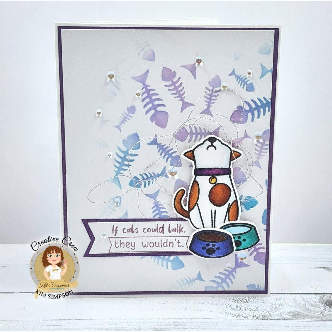 Pawsome Cats Sentiments Stamp Set