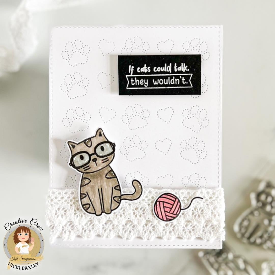 Pawsome Cats Coordinating Craft Dies