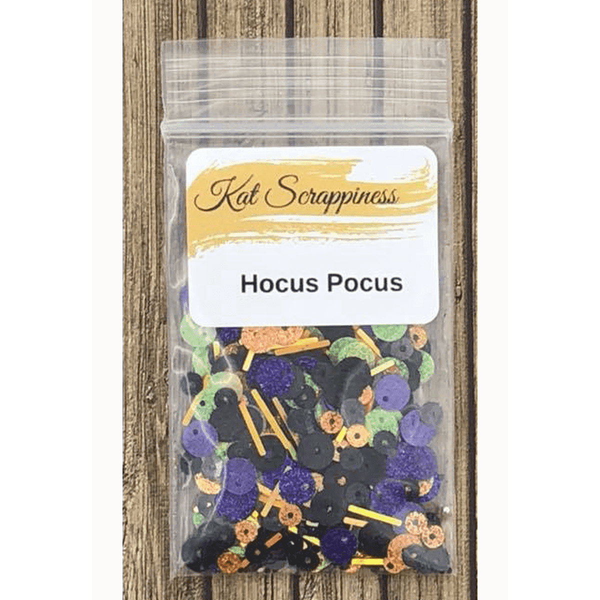 Hocus Pocus Halloween Sequin Mix - Kat Scrappiness