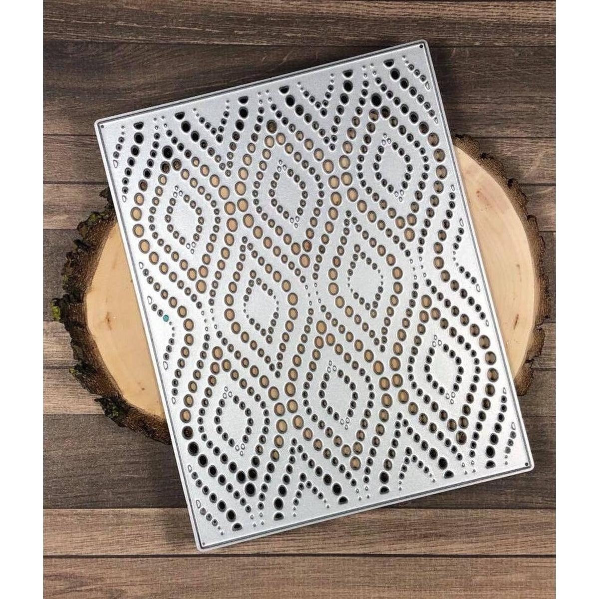 Peacock Backdrop Die by Kat Scrappiness - Kat Scrappiness