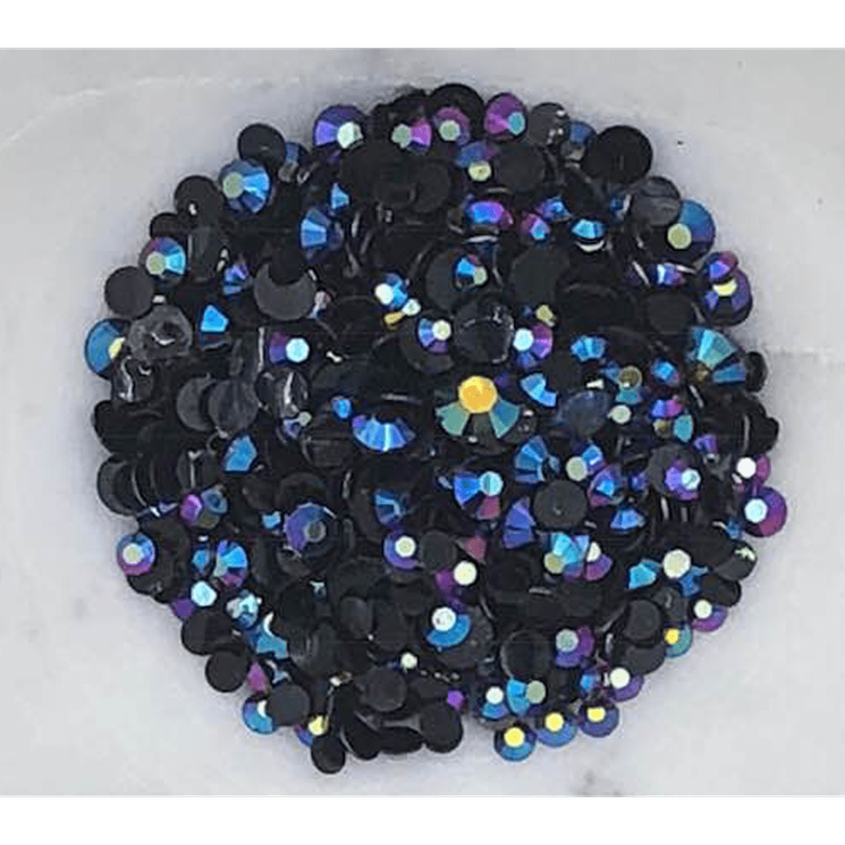Black AB (Rainbow) Jewels - Kat Scrappiness