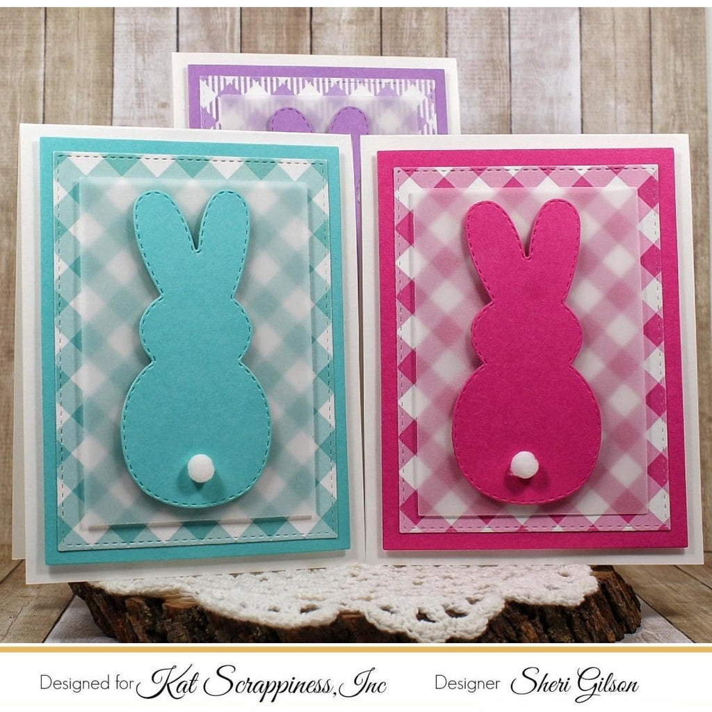 Build a Bunny 4X6 Stamp Set - Coordinates with our Stitched Bunny Outline Dies!