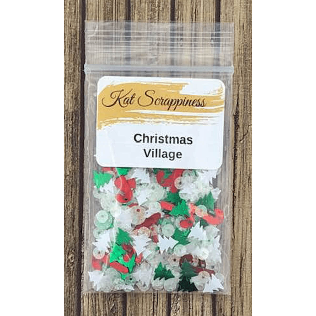 Christmas Village Sequin Mix by Kat Scrappiness - Kat Scrappiness