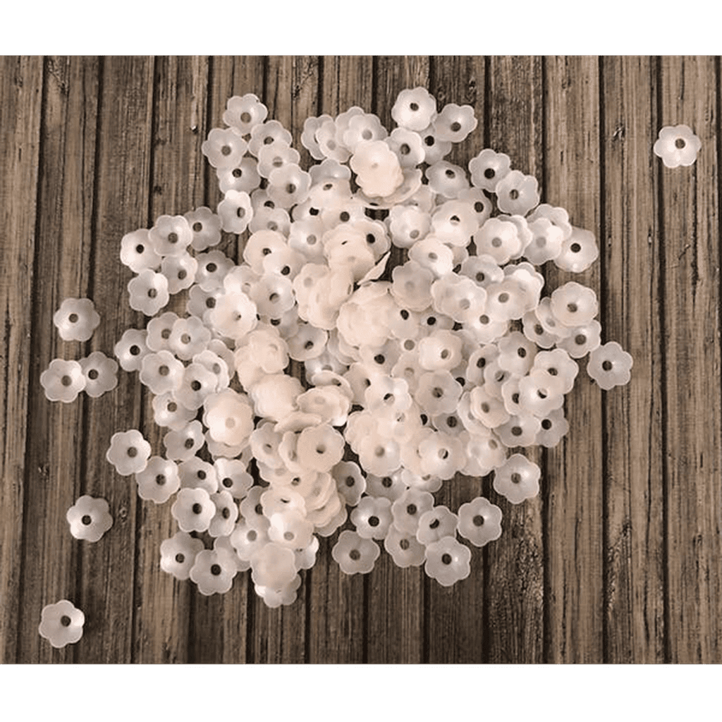 Baby Pink Flower Blossom Sequins by Kat Scrappiness - Kat Scrappiness