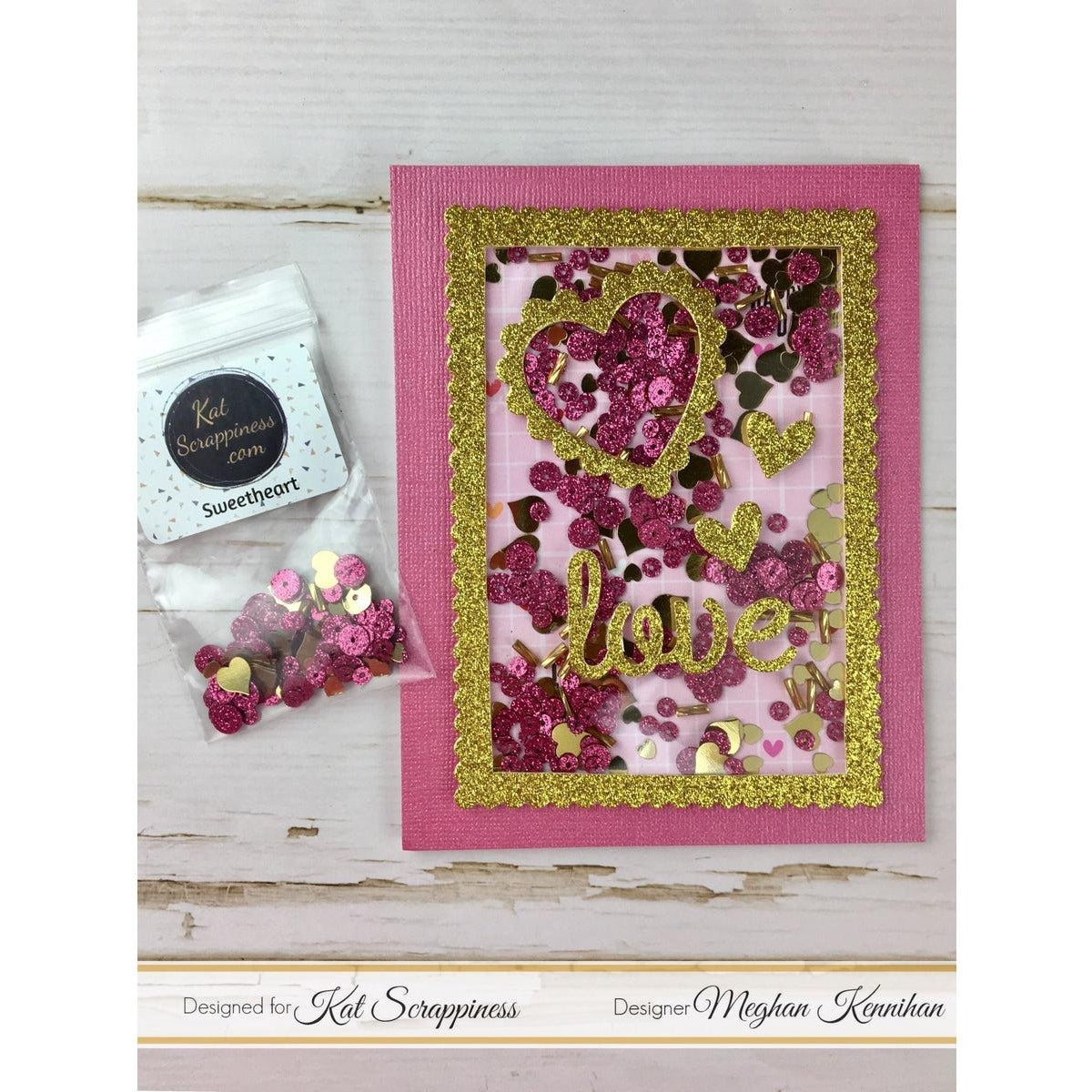 Sweetheart Valentine Sequin Mix - Kat Scrappiness