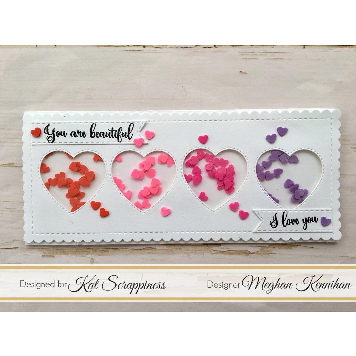 Magenta Heart Sprinkles by Kat Scrappiness - Kat Scrappiness