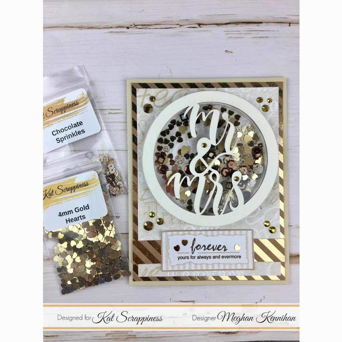 Chocolate Sprinkles Sequin Mix by Kat Scrappiness - Kat Scrappiness