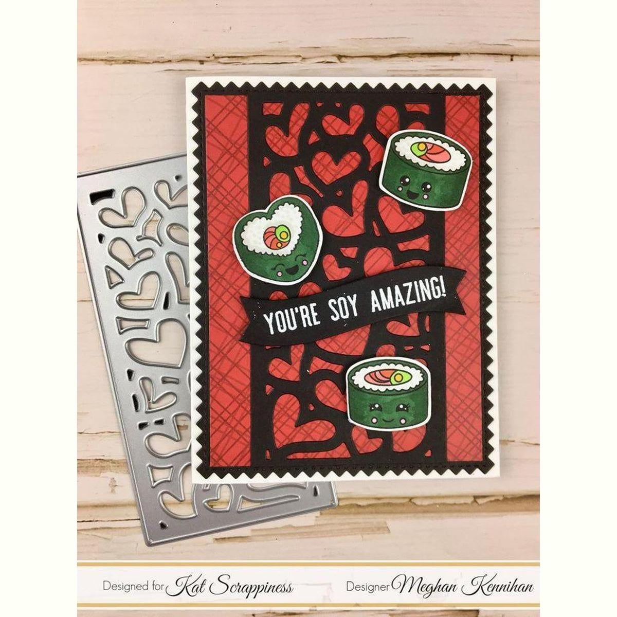 Heart Panel Die by Kat Scrappiness - Kat Scrappiness