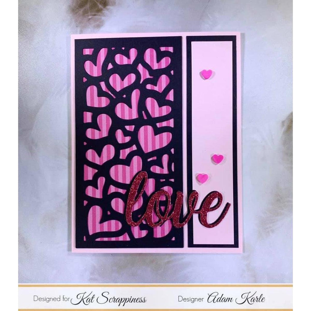 Hot Pink Heart Sprinkles by Kat Scrappiness - Kat Scrappiness