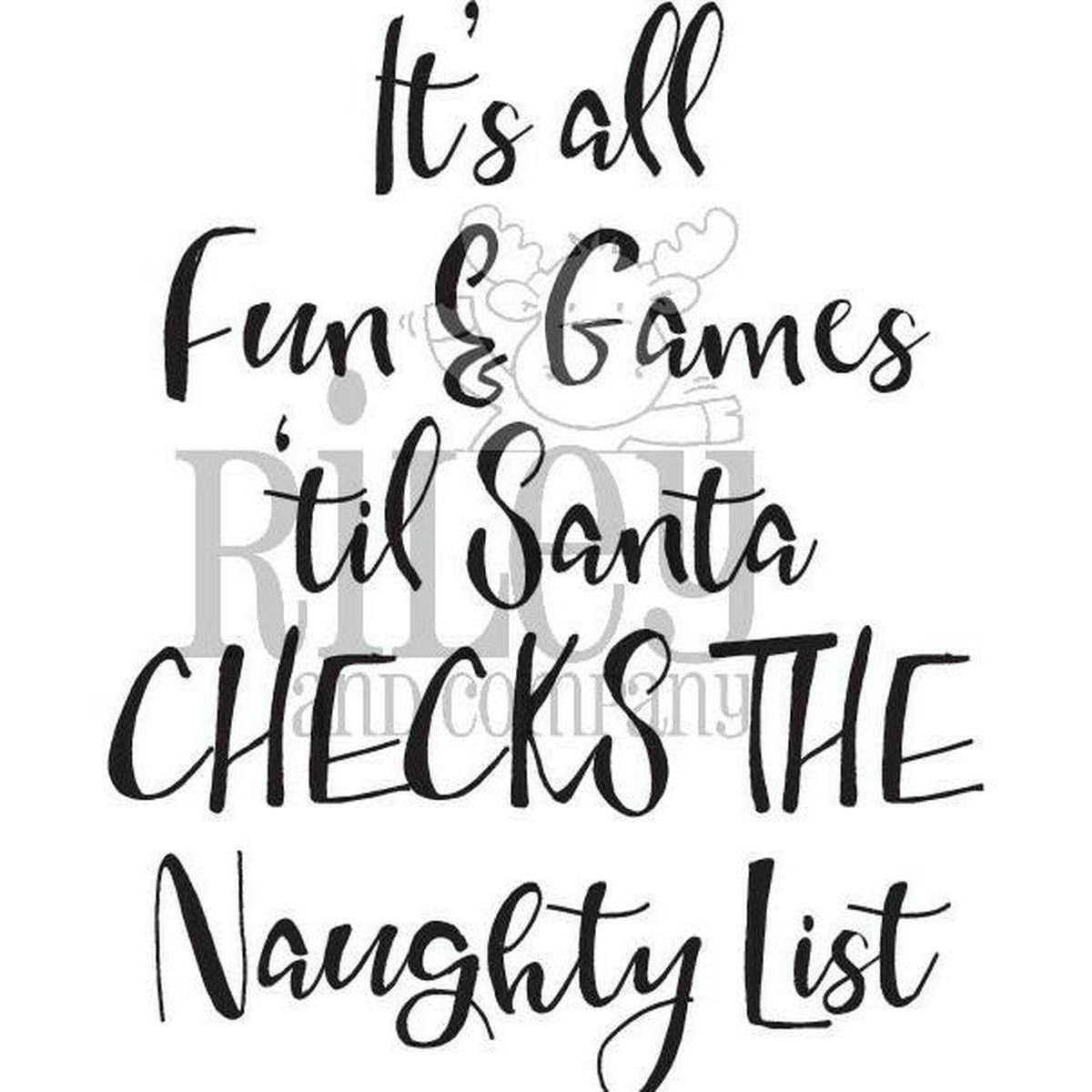 All Fun & Games Stamp by Riley & Co