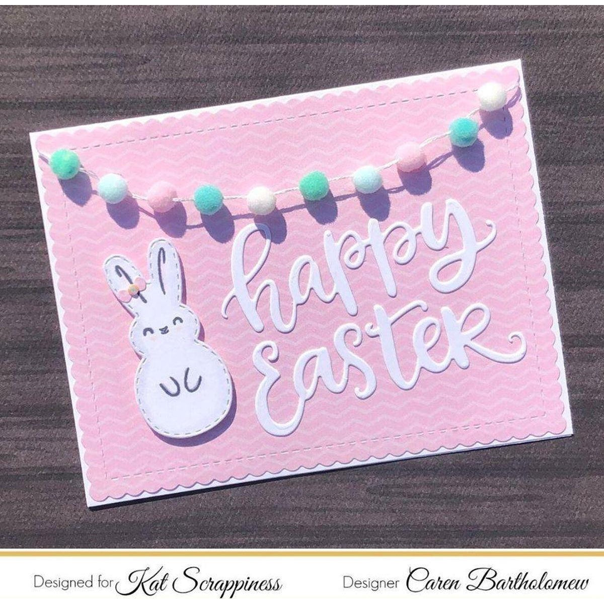 Pastel Teal Bunny Tails - Kat Scrappiness