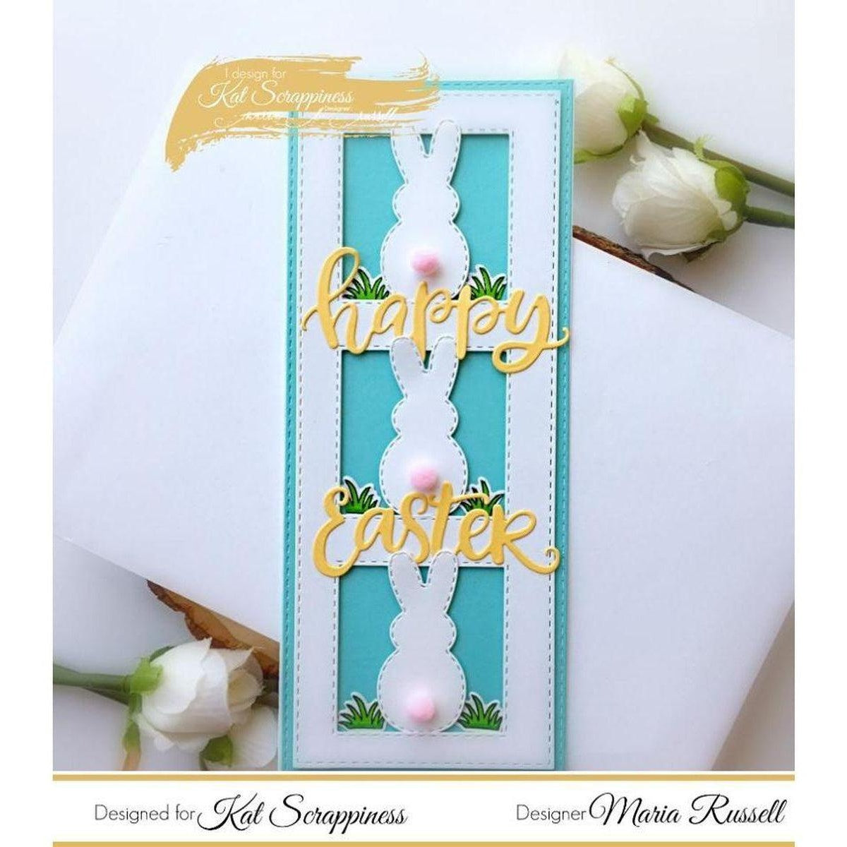 White Bunny Tails - Kat Scrappiness