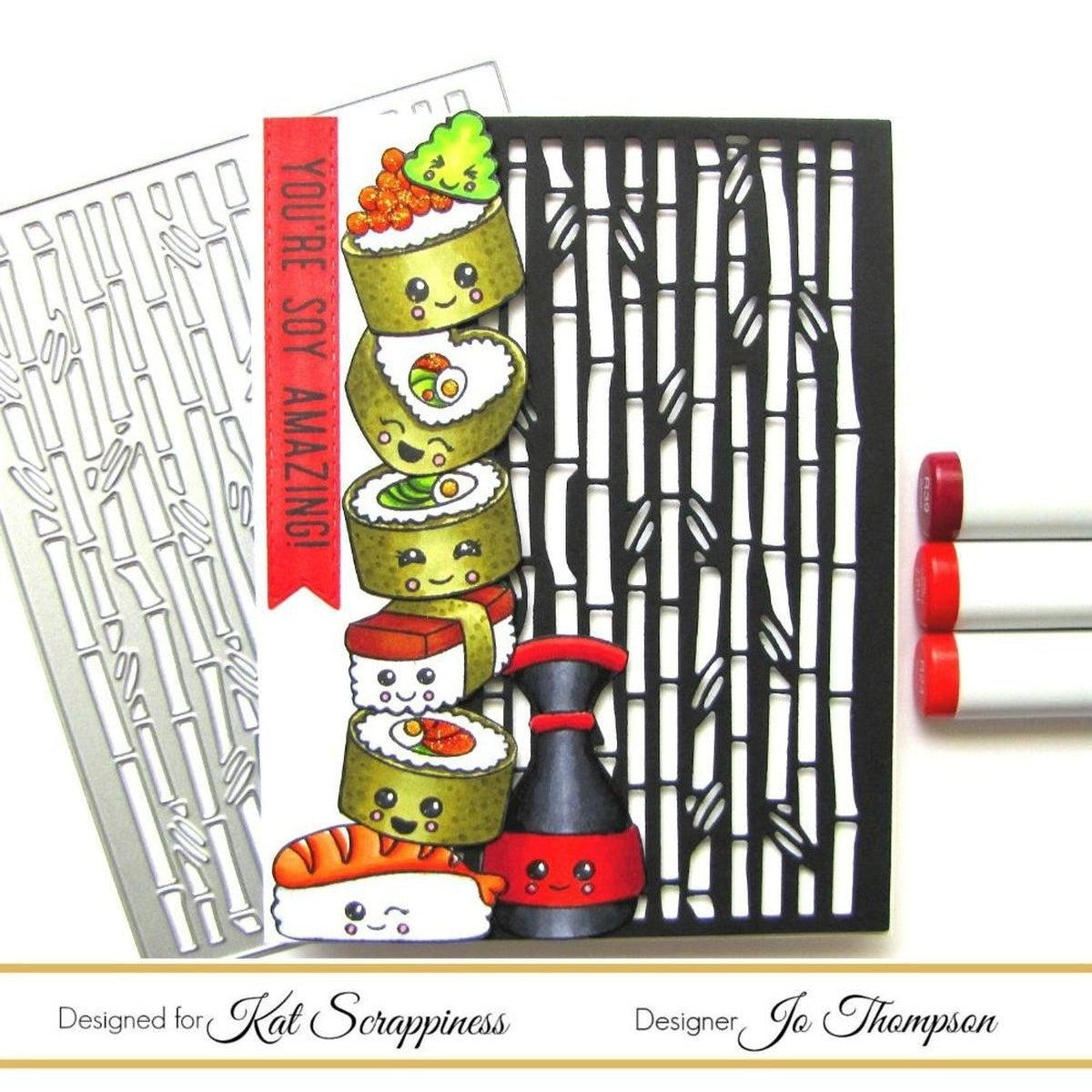 "Wok On" Stamp Set by Kat Scrappiness - Kat Scrappiness
