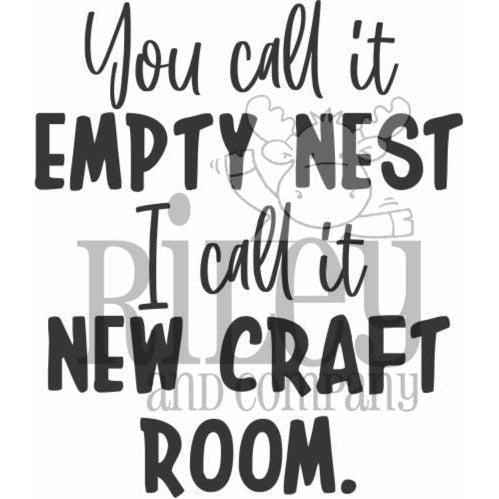 Empty Nest Cling Stamp by Riley & Co
