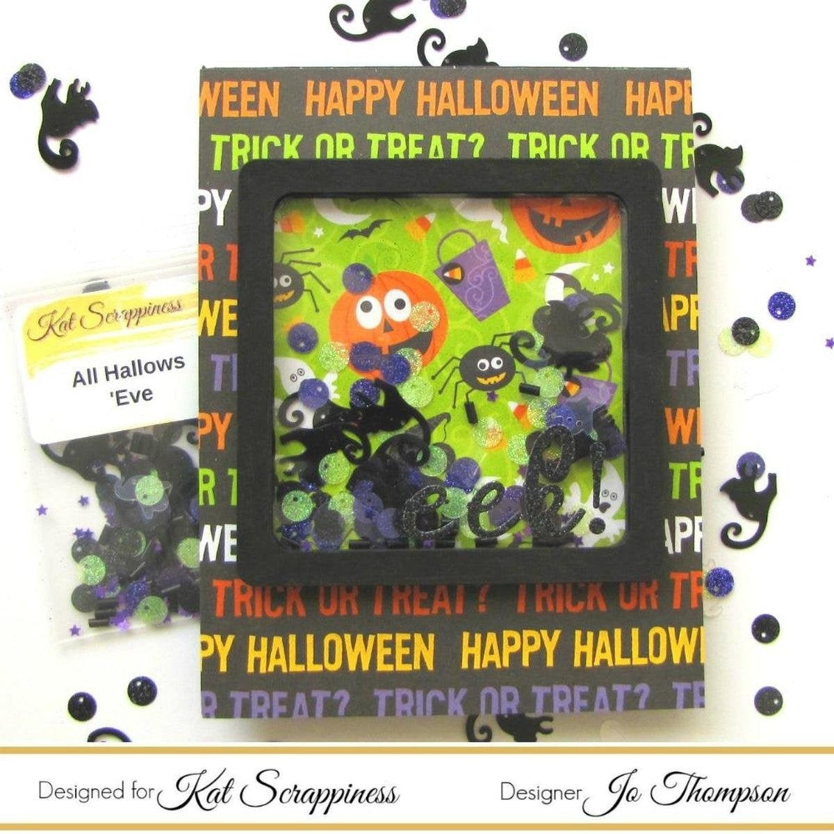 All Hallows 'Eve Sequin Mix - Kat Scrappiness