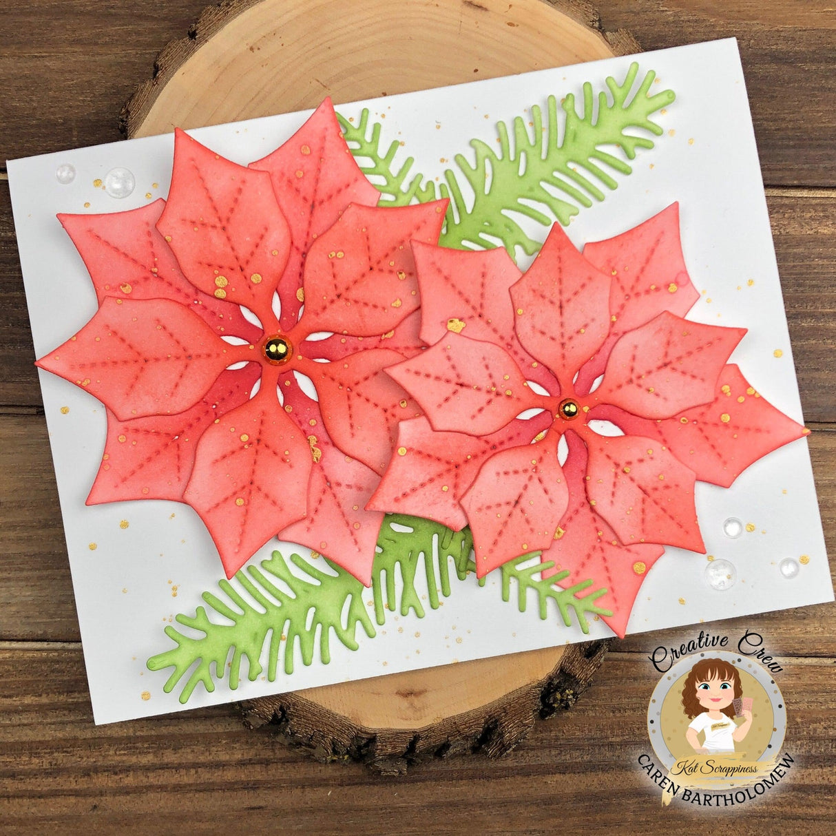 Layered Poinsettia Craft Dies