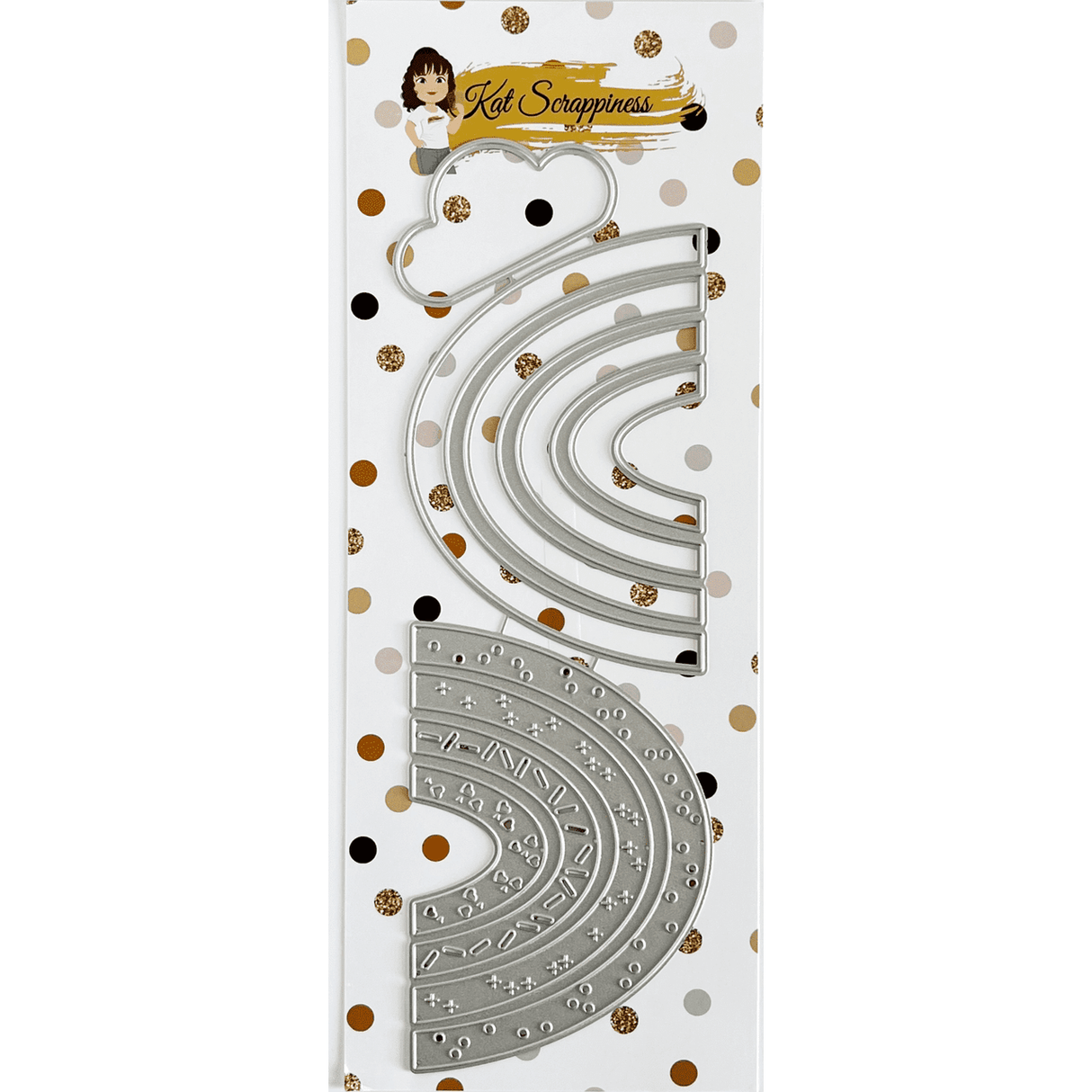 Confetti Party Rainbow Craft Dies