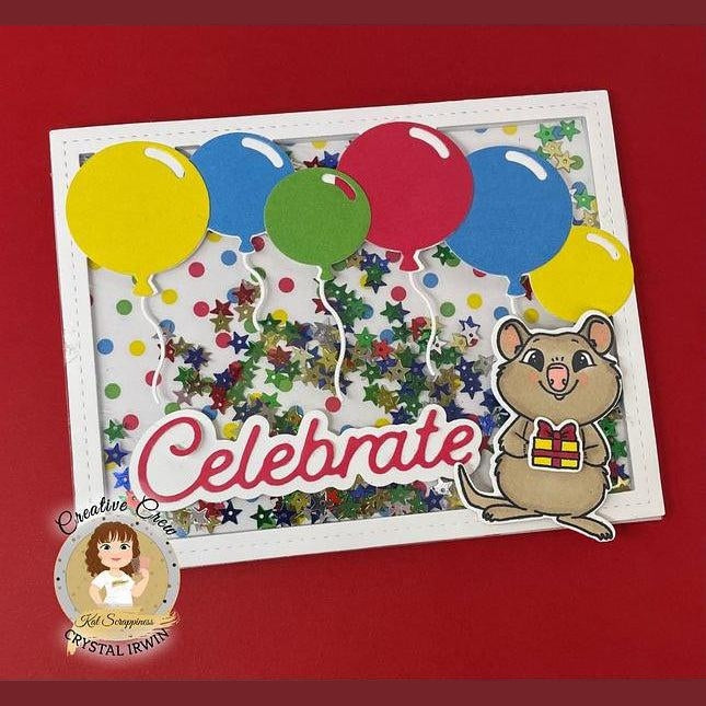 Layered Balloon Background Craft Die