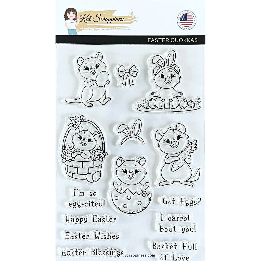 Easter Quokkas Stamp Set