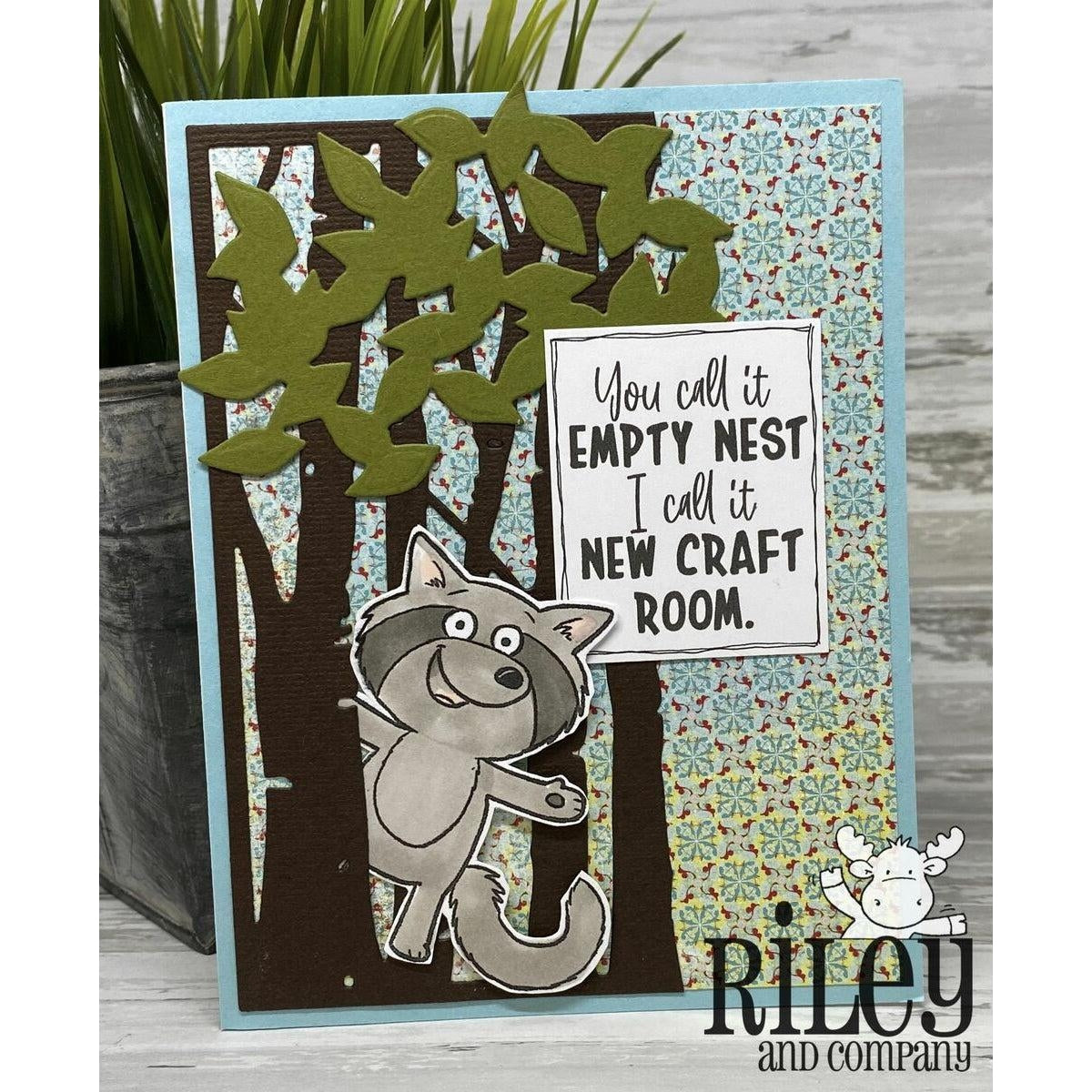 Empty Nest Cling Stamp by Riley & Co