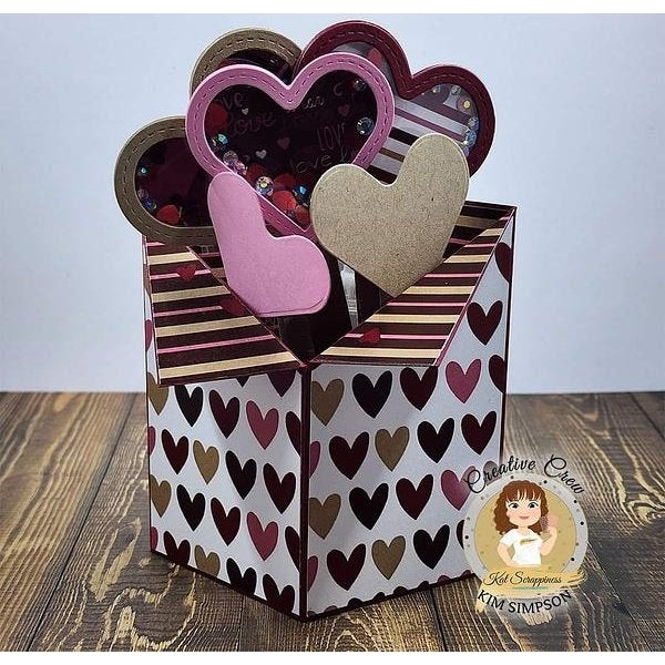 Love in Stitches Shaker Card Craft Dies