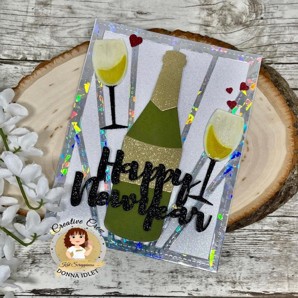 Stitched Sunray Background Craft Die