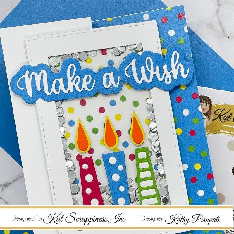 Make a Wish Shadow Sentiment Craft Die