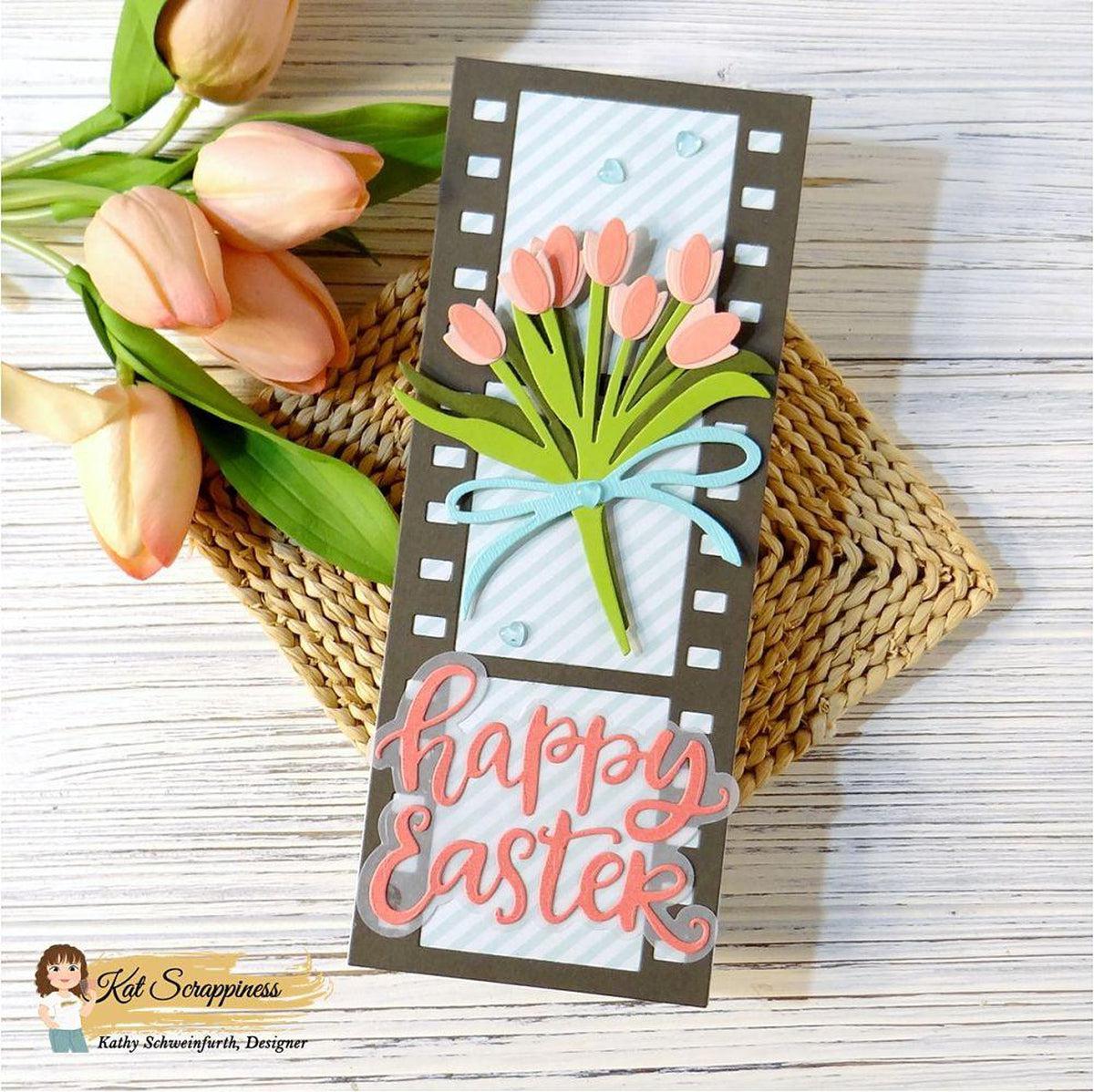Layered Tulip Bouquet Die Set