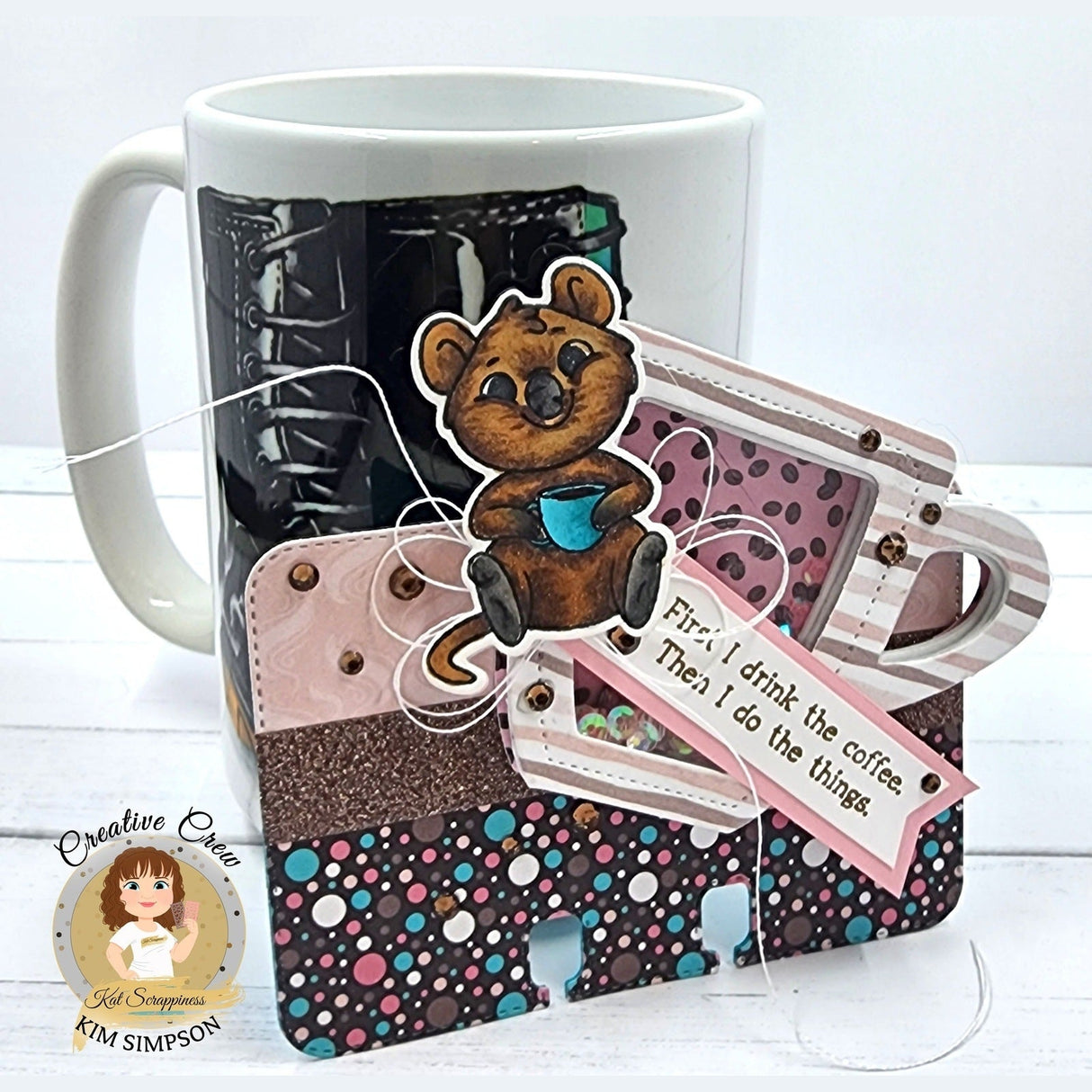 Coffee Quokka Coordinating Craft Dies
