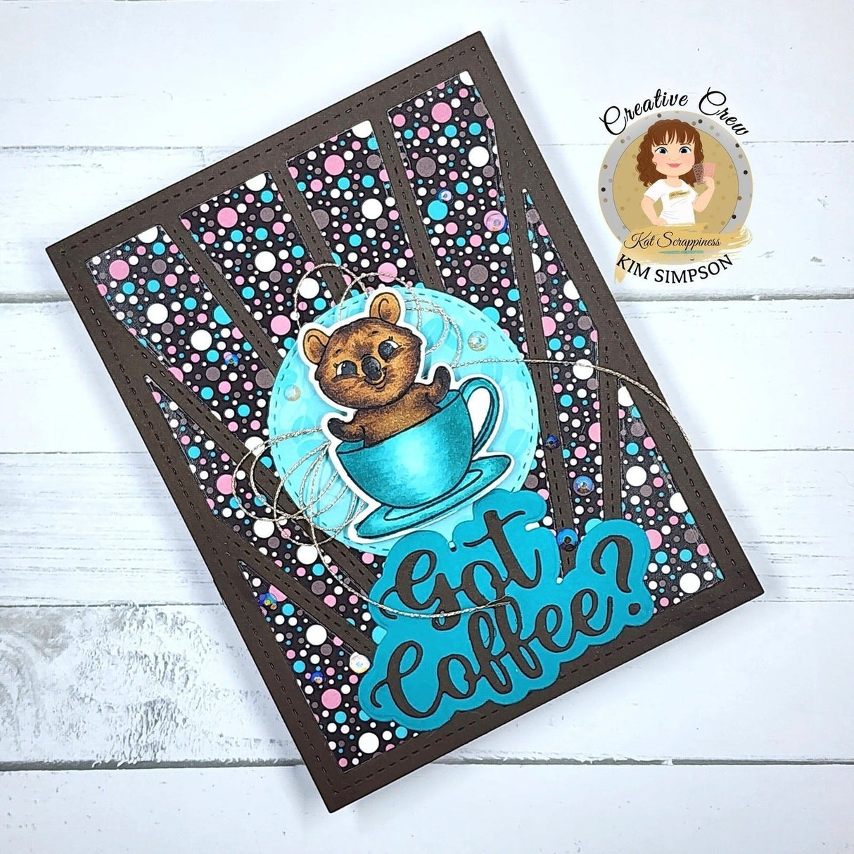 Coffee Quokka 6x6 Paper Pad