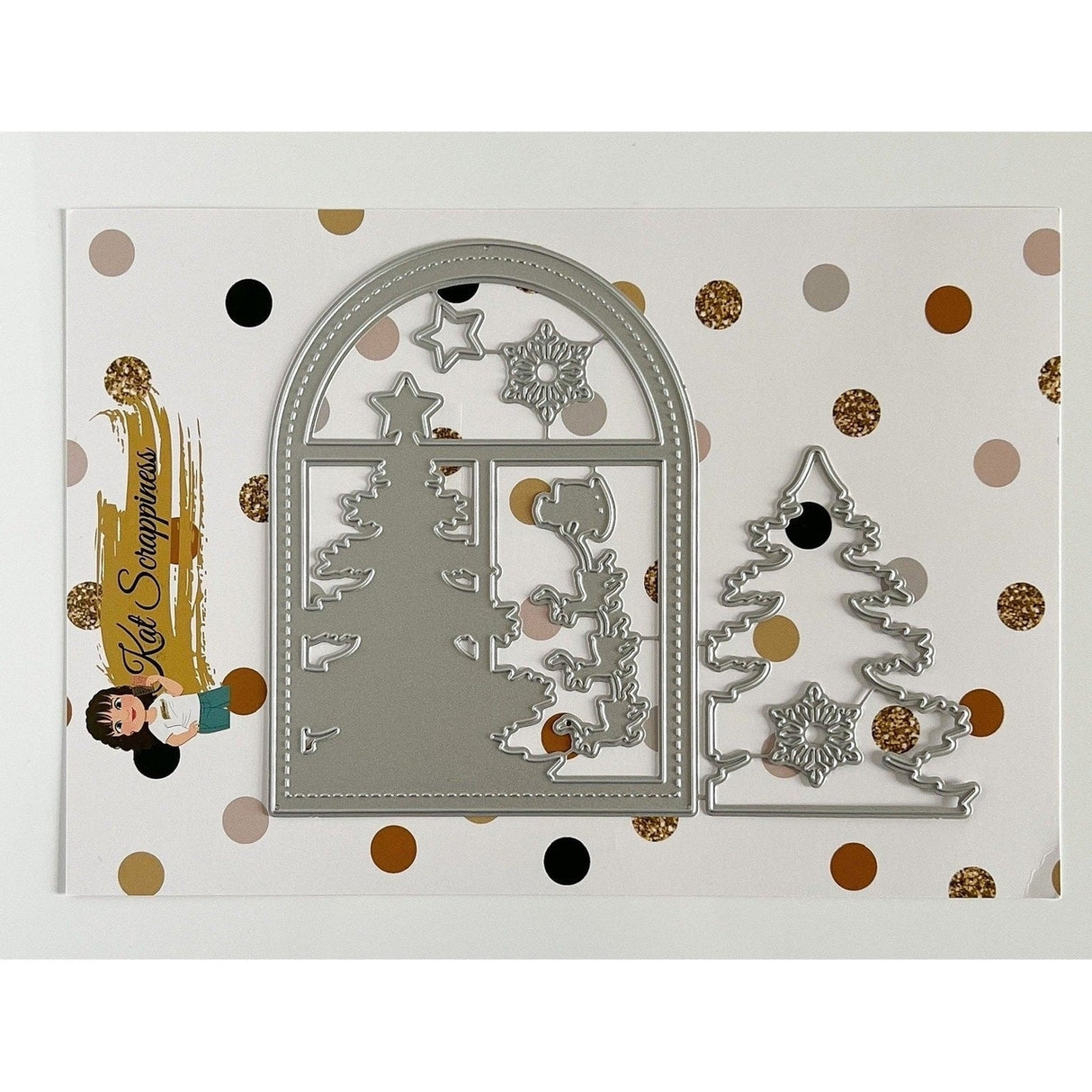 The Night Before Christmas Window Scene Craft Dies