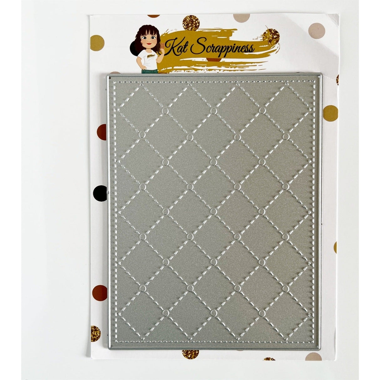 A2 Quilted Background Die