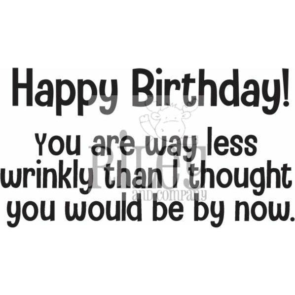 Less Wrinkly Cling Stamp by Riley & Co