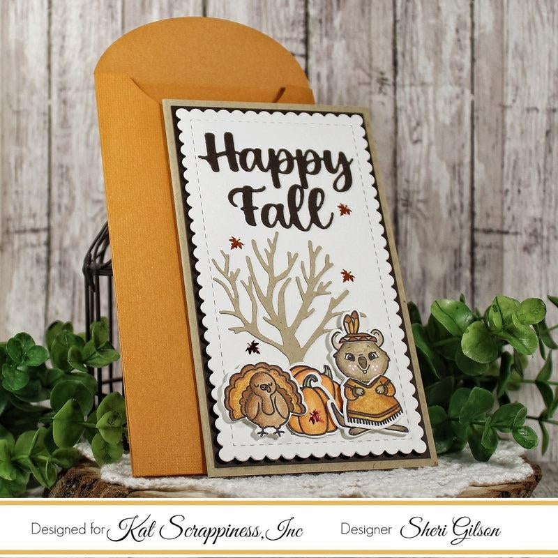 Happy Fall Word Dies With Shadow