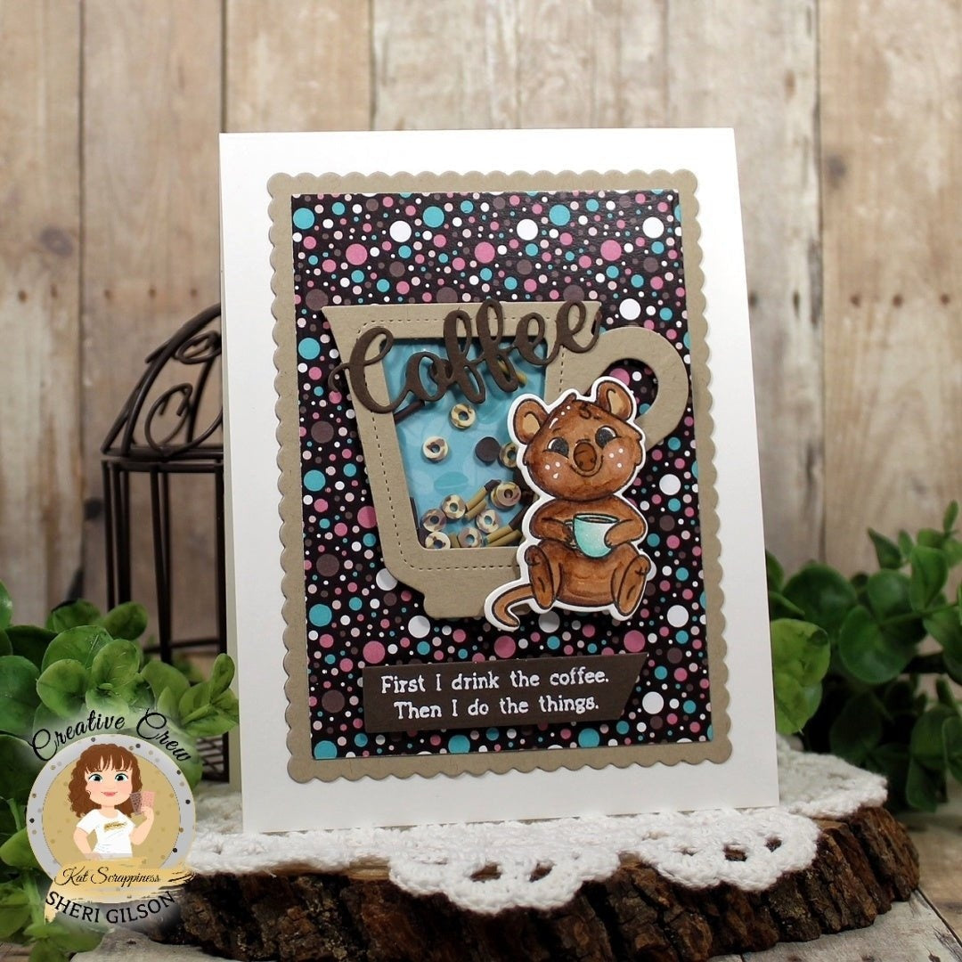 Coffee Quokka 6x6 Paper Pad